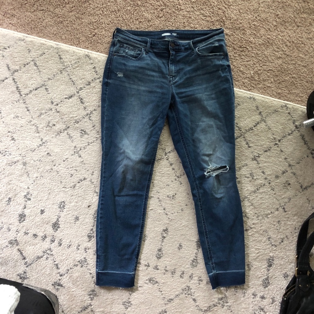 Old navy size 10 skinny jeans